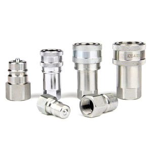Raccord rapide hydraulique KZE en acier au carbone haute pression, zingué, pour raccords de tuyaux d'huile - Product Image 4
