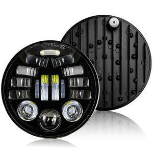 ไฟ LED ส่องทางไกลอเนกประสงค์ 75W ขนาด 5.75 นิ้ว 24V สำหรับมอเตอร์ไซค์คาเฟ่เรเซอร์ ทรงกลม สำหรับดัดแปลงรถยนต์ - Product Image 3