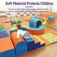 Équipement de jeu souple pour enfants, ensemble de terrain de jeu intérieur pour tout-petits, bébés, éducation précoce, utilisation à domicile, maternelle, garderie