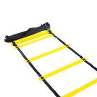 Échelle d'obstacles d'entraînement de vitesse et d'agilité en nylon de 8 m à 16 nœuds pour le football et le fitness