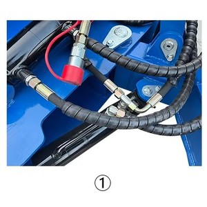 Hydraulic <b>grader</b> compatible with electric tractors promoting eco-friendly farming practices and reducing emissions - Product Image 4