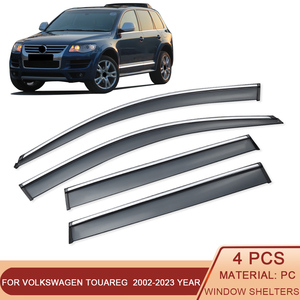Per VOLKSWAGEN VW <span class=keywords><strong>Touareg</strong></span> <span class=keywords><strong>7L</strong></span> 7P CR 2002-2023Car Window Sun Rain Shade Visors Shield Shelter Deflector Cover Sticker accessori - Product Image 2