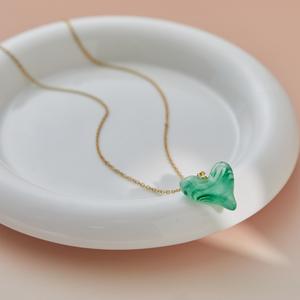 Nuevo Producto Transfronterizo 2026: Collar con Colgante de Corazón de Resina de Colores, Accesorio de Moda Lindo, Sencillo y Versátil - Product Image 6