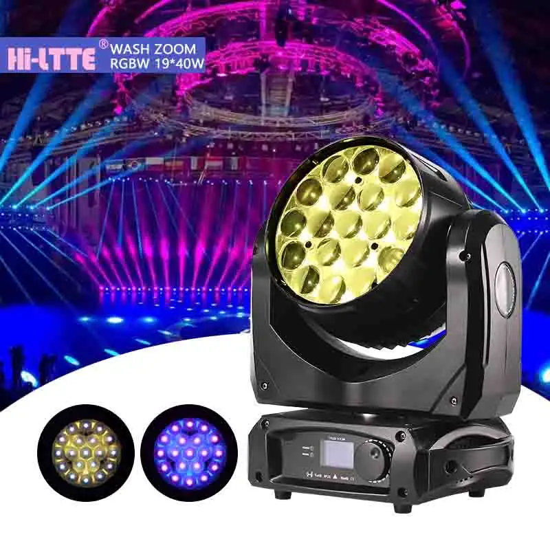 Osram led rgbw CE RoHS mac aura DMX bee eye Martin stage light ledムービングヘッドウォッシュズーム (Djナイトクラブバー用)