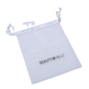 Sacs en organza tendance avec logo personnalisé, pochettes à bijoux, sacs cadeaux à cordon, sacs à bonbons, sacs en organza du Zhejiang pour mariage et fête, vente en gros - Product Image 5