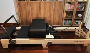 Удобная горячая Распродажа, портативная деревянная складная кровать, складная машина для домашнего пилатеса, реформатор - Product Image 4