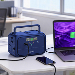 Mini Estación de Energía Portátil de 300W, Generador Solar, Carga con Facilidad Computadoras Portátiles, Cámaras y Ventiladores - Product Image 3