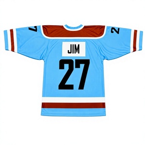 Jersey de Hockey Sublimado Personalizado de Primera Calidad Sibrin |   Malla Transpirable Ecológica 100% Poliéster |   Nombre/Número de Equipo Personalizado - Product Image 2