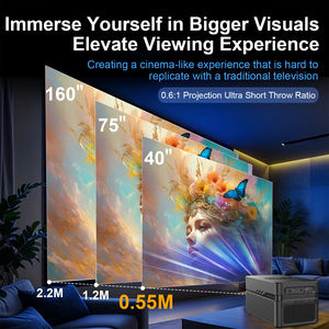 Портативный умный мини-проектор Topleo, 1080p, Android 11, домашний кинотеатр, видеопроектор с разрешением 8k, светодиодная лампа HY450 Pro <span class=keywords><strong>Projector</strong></span> - Product Image 5