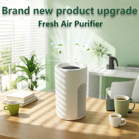 Purificateur d'air HEPA à charbon actif pour la maison, la chambre, le bureau, éliminateur de formaldéhyde, de fumée et d'odeurs, silencieux, alimenté par USB-C, pour bureau