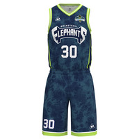 Custom Reversible Mesh Basketball Jersey Set for Men