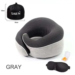 Top 1 Best Seller 3 In 1 Travel Neck Pillow Kit For Long Time Travelling Airplane Driving Car Comfortable Support Neck Pillow