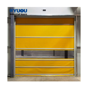 Rotaie di guida <span class=keywords><strong>in</strong></span> acciaio inossidabile e scatola di copertura adatta per l'industria alimentare ad alta velocità <span class=keywords><strong>in</strong></span> <span class=keywords><strong>PVC</strong></span> porta con tapparella - Product Image 2