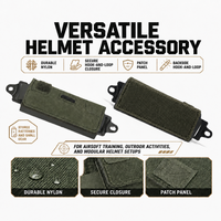 Sac de contrepoids pour casque tactique, pochette de rangement pour batterie NVG avec 5 poids amovibles pour casque tactique FAST BJ PJ MH
