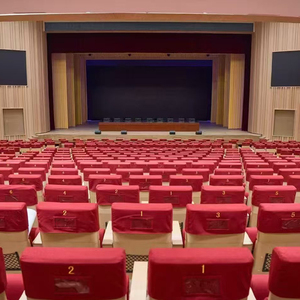 Asientos de Auditorio Grises de Aleación de Aluminio con Escritorio - Muebles Plegables de Diseño Moderno para Teatro e Iglesia para Uso Comercial - Product Image 6