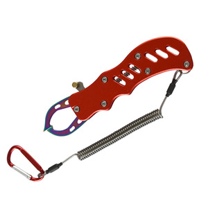 Pince de pêche K2A en aluminium bleu avec corde de sécurité pour la pêche - Product Image 3