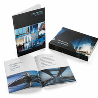Impression de catalogue de produits en papier couché personnalisé, brochure, dépliant pour les entreprises