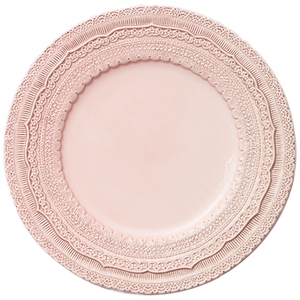 Assiettes de présentation rondes en dentelle blanches élégantes de style vintage, vaisselle en verre pour mariage et fête, en stock - Product Image 2