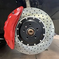 Kit de Frenos Grandes de 10 Pistones con Rotores Cerámicos CCB y Caliper Doble GT4 para Porsche Macan, BMW X3M, A6, A7, Alfa Romeo, Golf, Jetour, Nissan