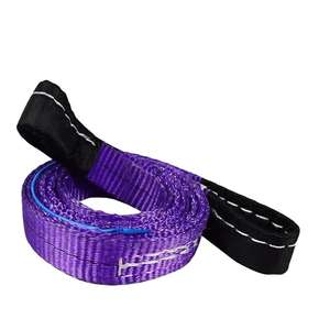 5T & 4Mラウンドポリエステルウェブスリングレッドカラーフラットおよびエンドレスパターンリフティング用途の1年間保証 - Product Image 6