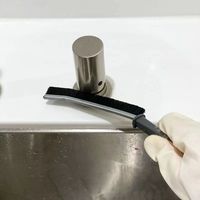 2023 multifonctionnel 3 pièces TPR crevasse brosse de nettoyage Gap coins morts fenêtre ou porte coulissante piste brosse de nettoyage