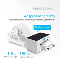 Imprimante d'étiquettes d'expédition thermique portable de 110 mm avec USB/LAN/Garantie de 2 ans en stock