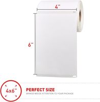 Roll Label Pengiriman Termal Perekat Sendiri Tahan Air Stiker Termal 4x6 Label Printer Termal Langsung