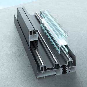 Finestre Scorrevoli Orizzontali Moderne in Vetro con Profili in Lega di <span class=keywords><strong>Alluminio</strong></span> per Edifici, Uffici, Dormitori, Appartamenti e Hotel - Product Image 6
