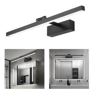 Lampada da bagno a LED da 40cm moderna lampada da parete a specchio LED da 40cm 9W/12W per bagno con illuminazione a LED in bianco e nero - Product Image 3