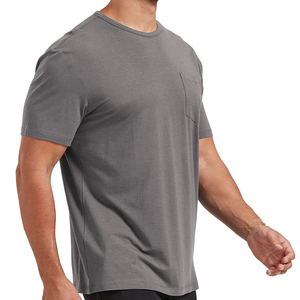 OEM Solid Black Men's Trendy Street wear T Shirt Short Sleeve Graphic Design Loose Casual Breathable Lightweight Summer Tee Top - Product Image 6