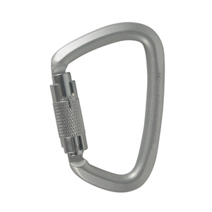 Mosquetón de Acero Aleado Tipo D Zhongyu, 50Kn, con Bloqueo Manual, para Montañismo, Escalada en Roca y Trabajos en Altura - Product Image 4