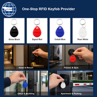 Porte-clés NFC en vrac, 30 mm, RFID, 13,56 MHz, MIFARE(R) DESFire(R), impression de logo personnalisée pour le contrôle d'accès