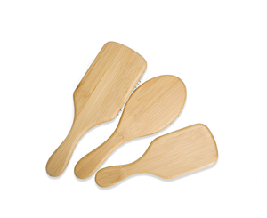 Precio de fábrica, cepillo de pelo de madera de <span class=keywords><strong>bambú</strong></span> ecológico, cojín de aire, peine, paleta, cepillo de pelo de masaje desenredante con cerdas de jabalí - Product Image 6