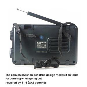 <span class=keywords><strong>Radio</strong></span> <span class=keywords><strong>Portatile</strong></span> TECSUN R-305P con Tecnologia DSP Moderna, Quadrante Analogico Retrò, <span class=keywords><strong>Radio</strong></span> DSP a Banda Completa Senza Batteria - Product Image 4