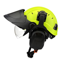 Casque de sécurité ANT5PPE ANSI Type I Classe C EN397 4-en-1 pour la construction avec protège-oreilles, visière transparente et écran facial en maille