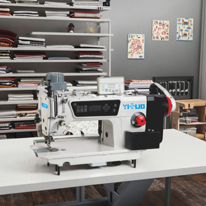 Machine à coudre à plat informatisée automatisée professionnelle YS-5496-PDL pour ateliers de confection de rideaux - Product Image 3
