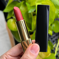 Rouge à lèvres mat vegan sans cruauté, imperméable, de marque privée, tube à poussoir de luxe, 14 teintes, rouge à lèvres solide, formule minérale
