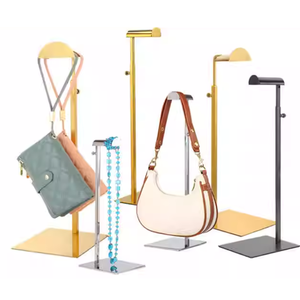 Clutch Purse Display Stand, 3-Layer Stainless Steel Wallet Clutch Purse Display Stand, 3-Layer Stainless Steel Wallet