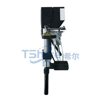 Pot de colle pneumatique personnalisé en acier et plastique Tshare pour machines de travail du bois PUR/EVA, pièces de machine à coller les chants KDT NANXING, argent, long