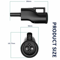 Adaptateur de charge DC pour véhicules électriques CHAdeMO vers NACS 250A 1000V, IP54, contacts argentés, vente en gros, direct usine pour l'approvisionnement des flottes