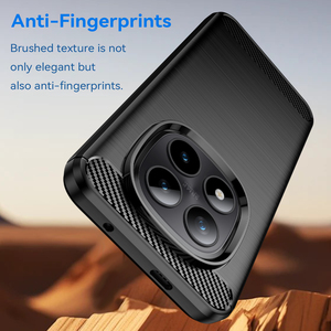 Nouveau pour Redmi Note 15 <span class=keywords><strong>Pro</strong></span> + étui de téléphone, texture en fibre de carbone brossé ligne antichoc souple TPU couverture mobile pour Redmi Note 15 <span class=keywords><strong>Pro</strong></span> + - Product Image 4