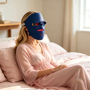 Máscara Facial LED de Silicona Clínica Personalizable GLPE, Dispositivo de Terapia de Luz Roja e Infrarroja Cercana - Product Image 1
