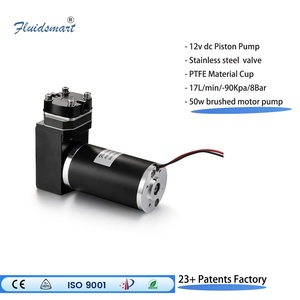 Pompa a pistone ad alta pressione per micro compressore d'aria Fluidsmart 12v/24v pompa a pistone in acciaio inossidabile ARP12DC12 - Product Image 4