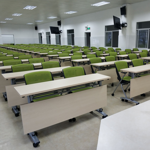 Hot Bán Chất Lượng Cao Nội Thất Trường Học Sinh Viên Gấp Đào Tạo Họp Bàn Kim Loại OEM Dịch Vụ Sơn Bột Nội Thất Văn Phòng - Product Image 5