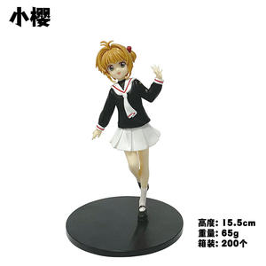 ฟิกเกอร์อนิเมะสาวสุดฮอต ชุดพีวีซี คิโนโมโตะ ซากุระ และ โทโมโยะ ไดโดจิ ของตกแต่งโต๊ะทำงานสไตล์อนิเมะน่ารัก - Product Image 6