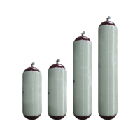 Réservoir de stockage en vrac haute capacité 120L, bouteille de gaz composite GNC Type 2, réservoir GNC robuste pour camions/bus