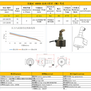 ปั๊มน้ำแม่เหล็กไฟฟ้า 12V 5M หัวปั๊ม 0.018 ลิตร/นาที สำหรับใช้ในรถยนต์ - Product Image 3