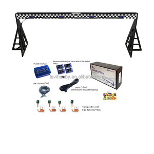 Sistema di Cronometraggio EasyLap con Gantry per <span class=keywords><strong>Auto</strong></span> RC di Tutte le Scale, Cronometraggio in Tempo Reale, Batteria Li-Po, Transponder in Plastica - Product Image 1