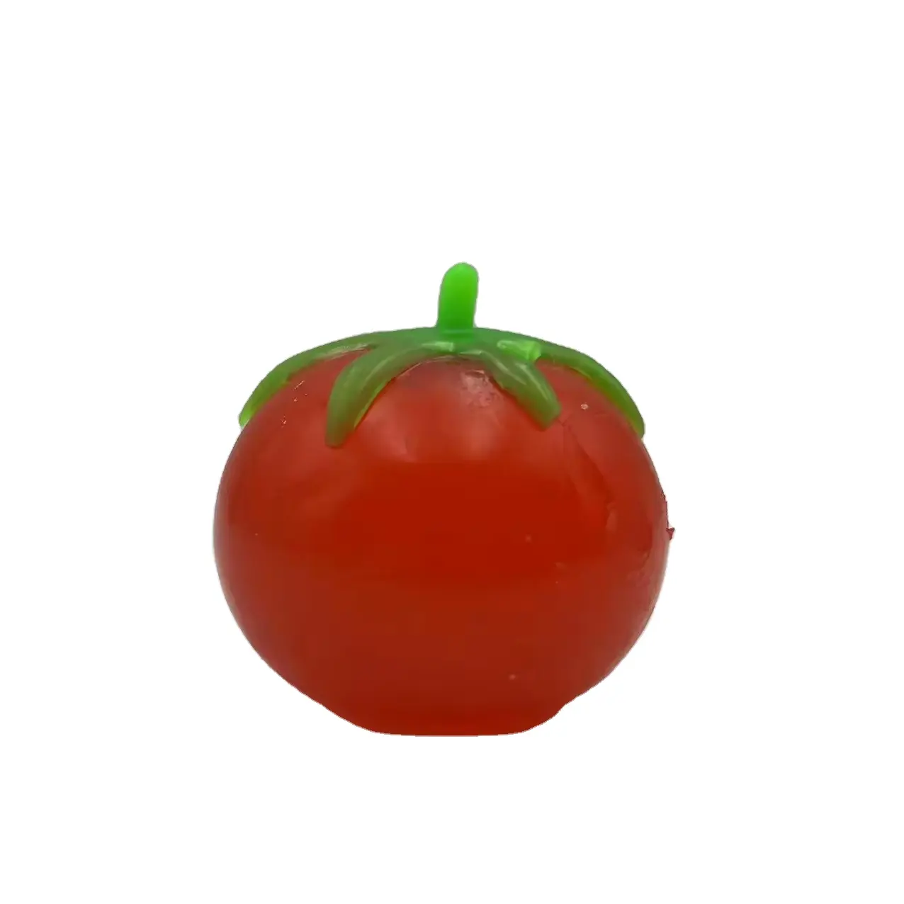 Food Series Of Mini Tomato TPR Material Squeeze Sticky Toy With Water To Relief Pressure For Kids Gift
