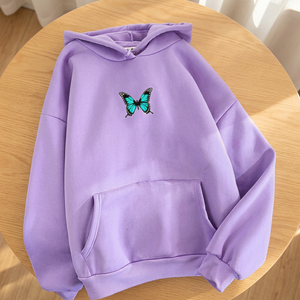 Sudaderas con Capucha de Forro Polar Transpirable de Alta Calidad para Mujer, Tallas Grandes, con Estampado Frontal - Product Image 3